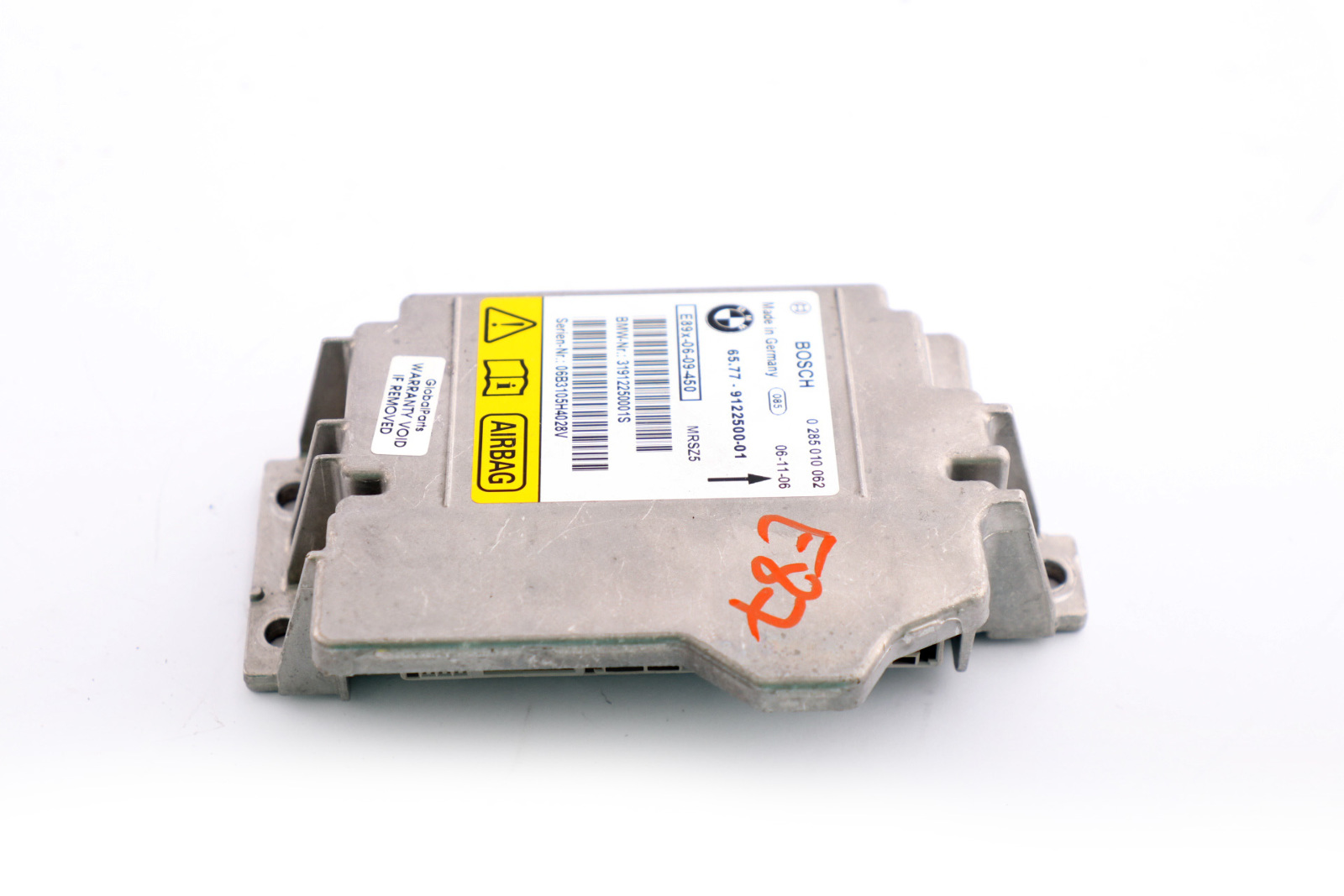 BMW 1 3 X1 Series E81 E87 E90 E91 Control Unit Airbag ECU No Crash Data 9122500