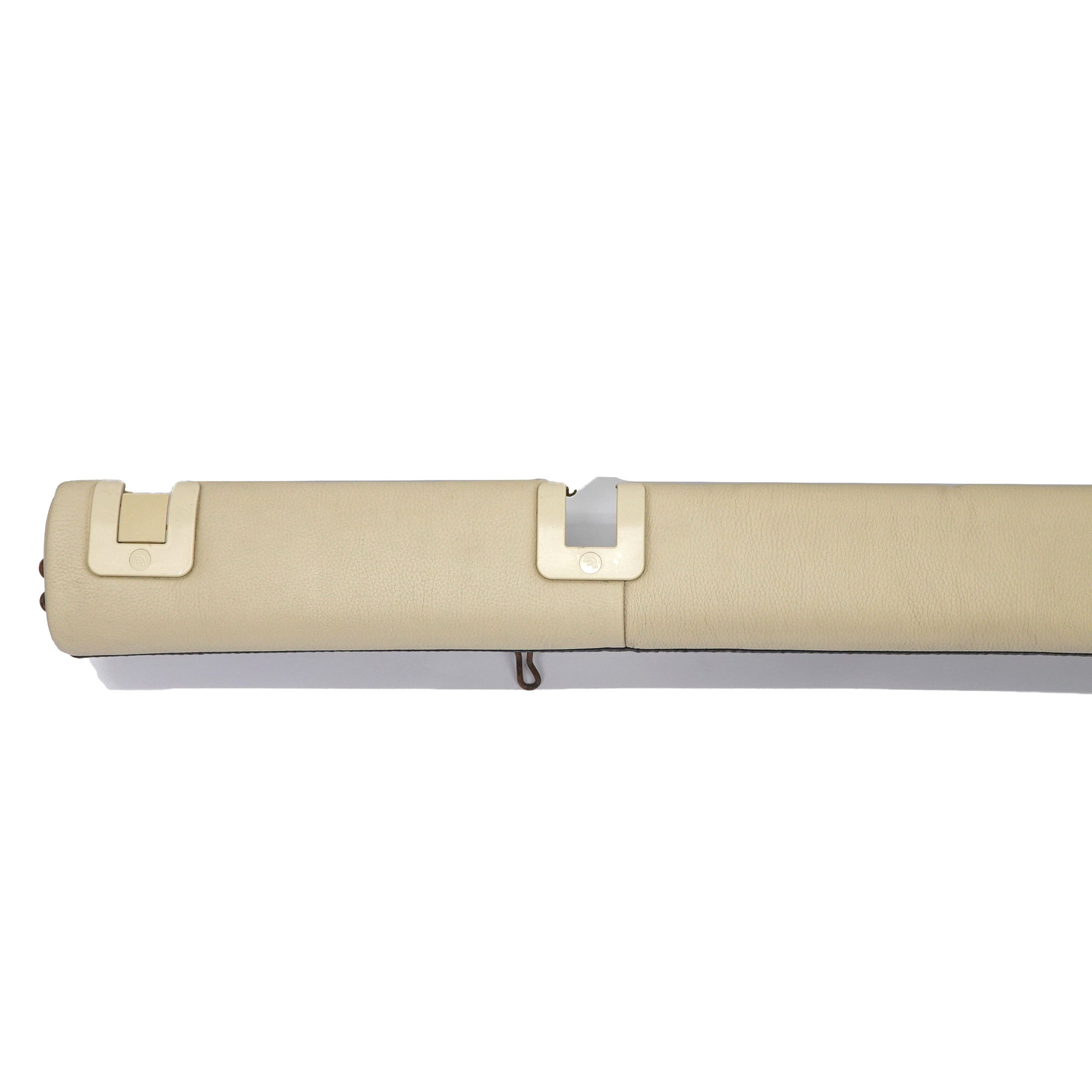 BMW E61 Touring Rücksitz Isofix Basis Abdeckung Strip Creme Beige Leder 9126505