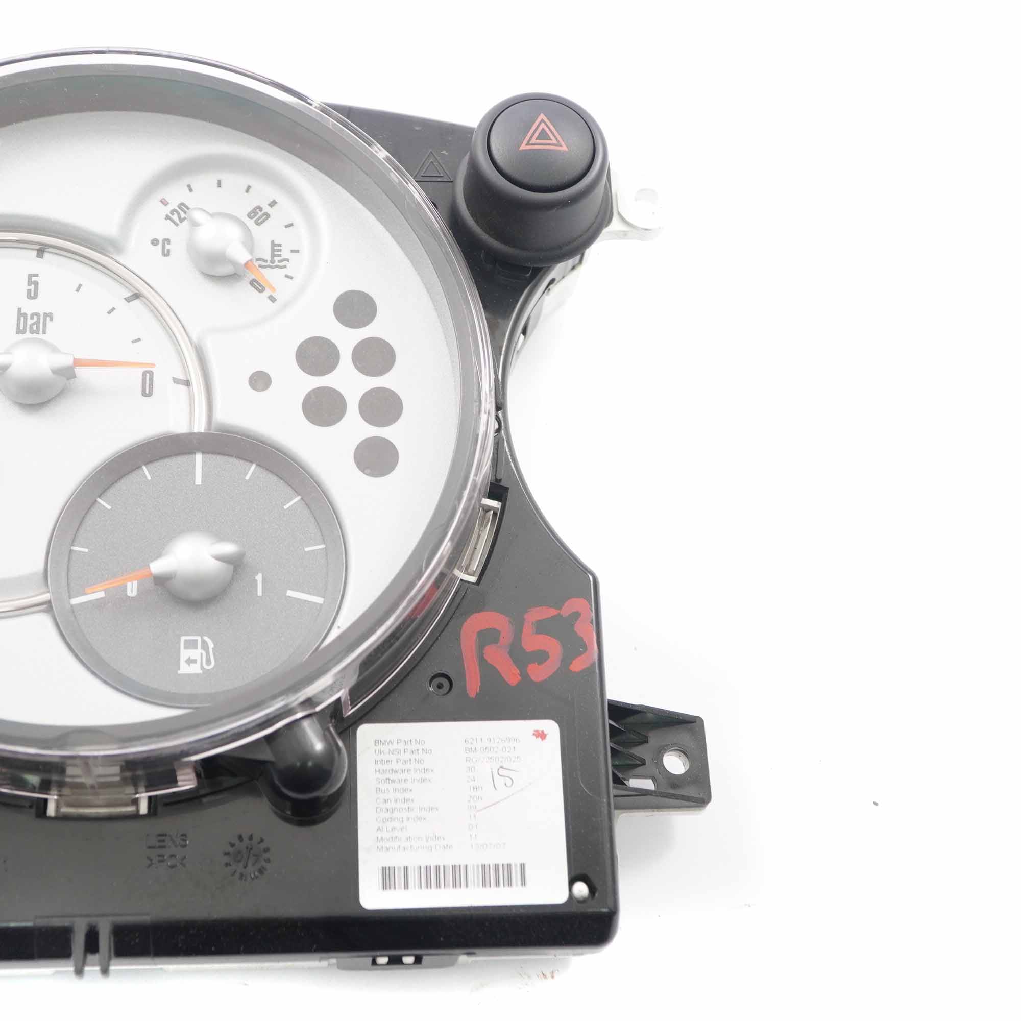 Kombi instrument Mini Cooper One R50 R52 R53 Chrono Paket 9126996