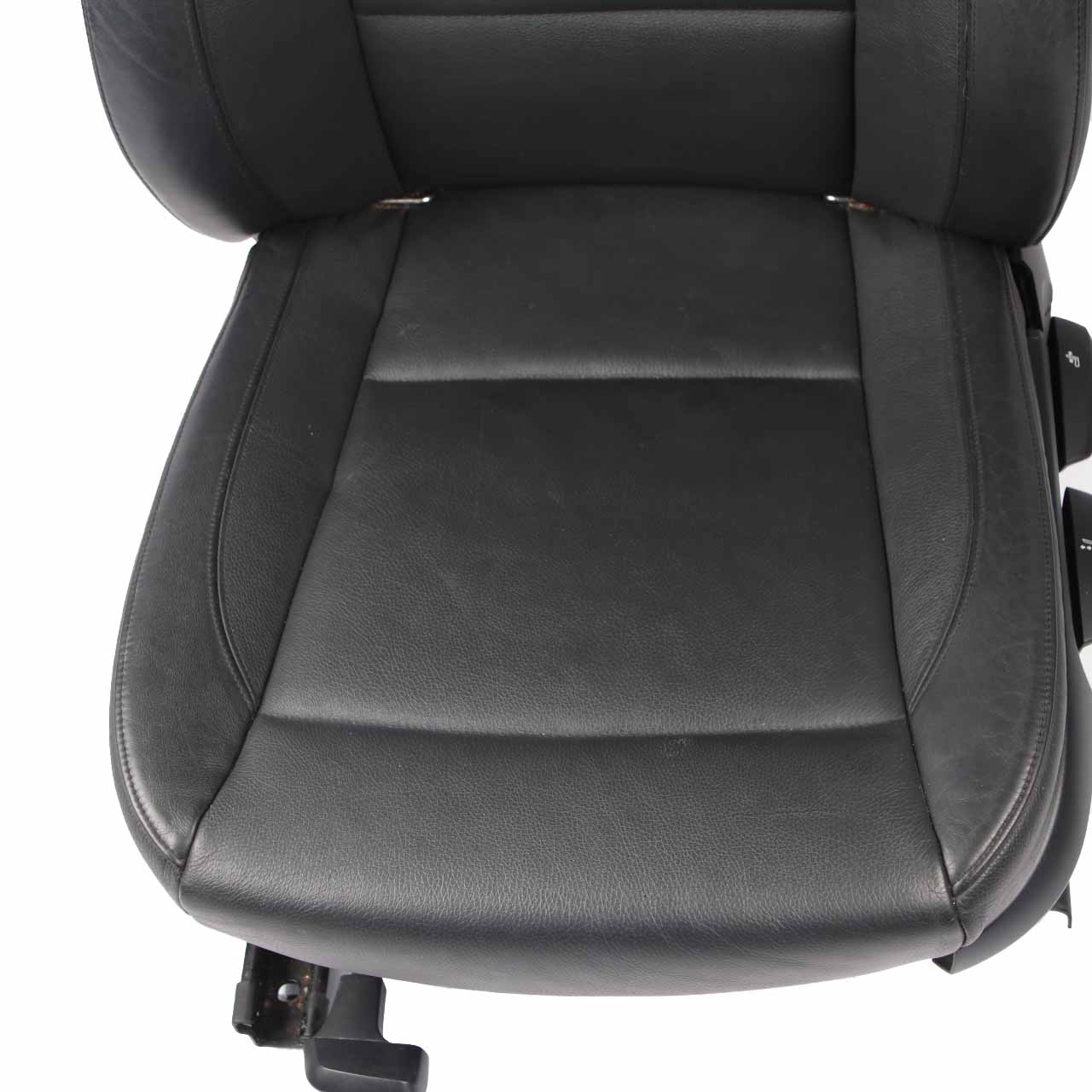 BMW Series E87 LCI Black Leather Front Left N/S Interior Seat