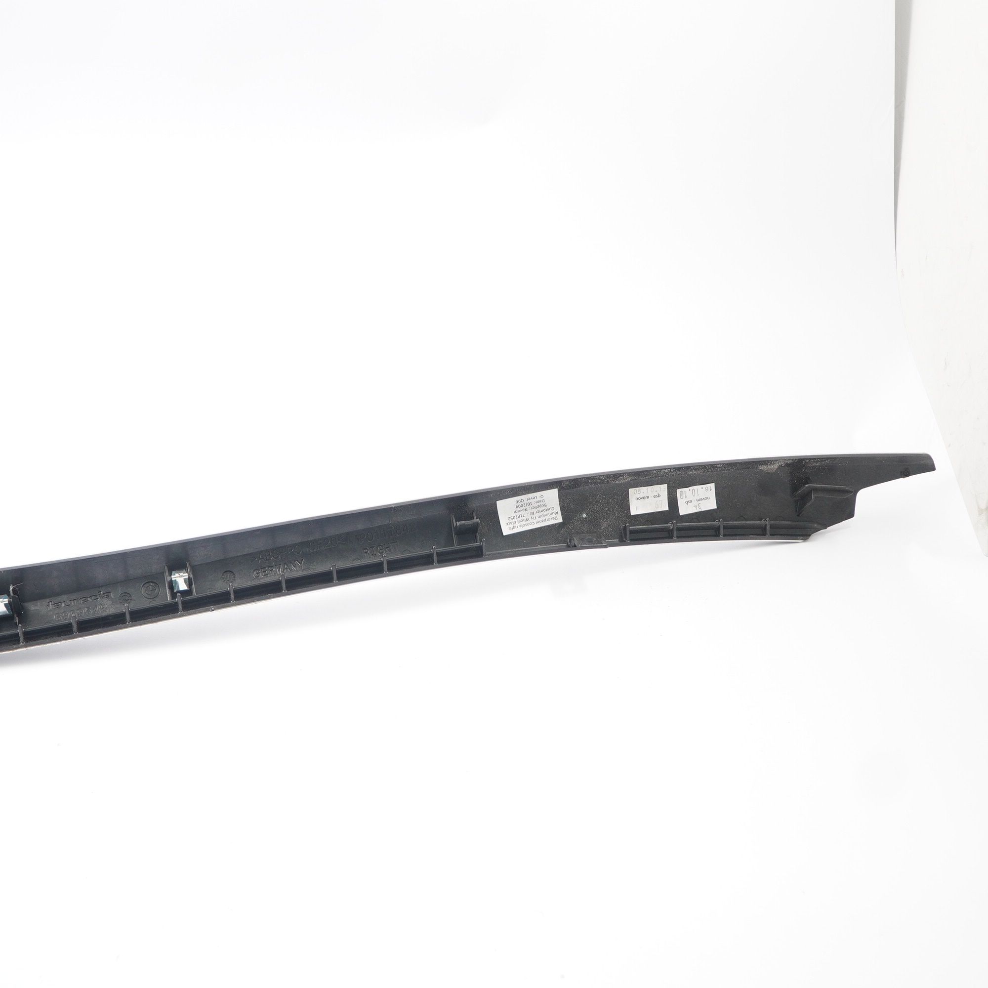 Centre Console Trim BMW X5 E70 X6 E71 Right O/S Strip Panel Alu Black 9132956