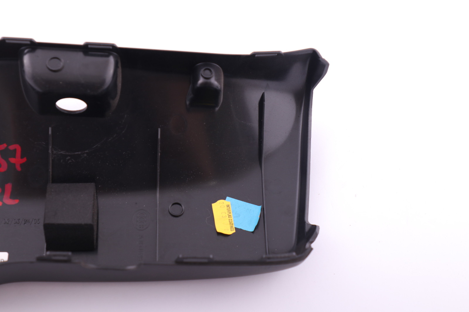 Mini R57 R57N LCI Blende Gurtaustritt Hinten li. RĂĽckseite Schwarz 9133147