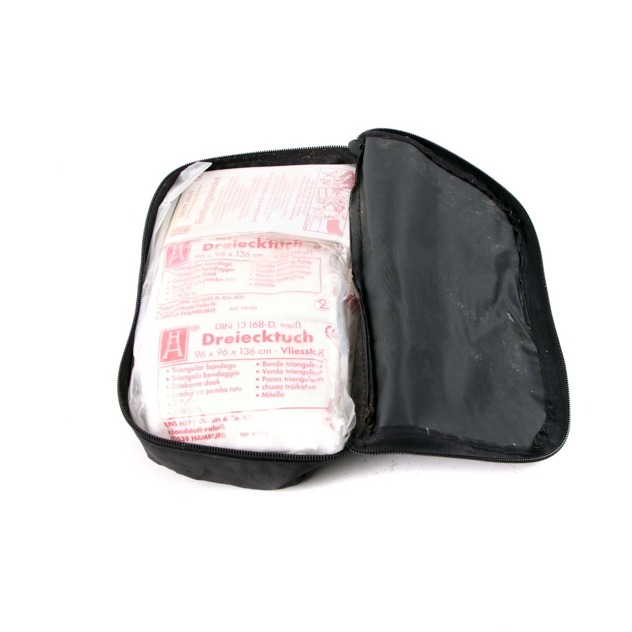 BMW Universal First Aid Emergency Medical Kit Pouch Black 9133331