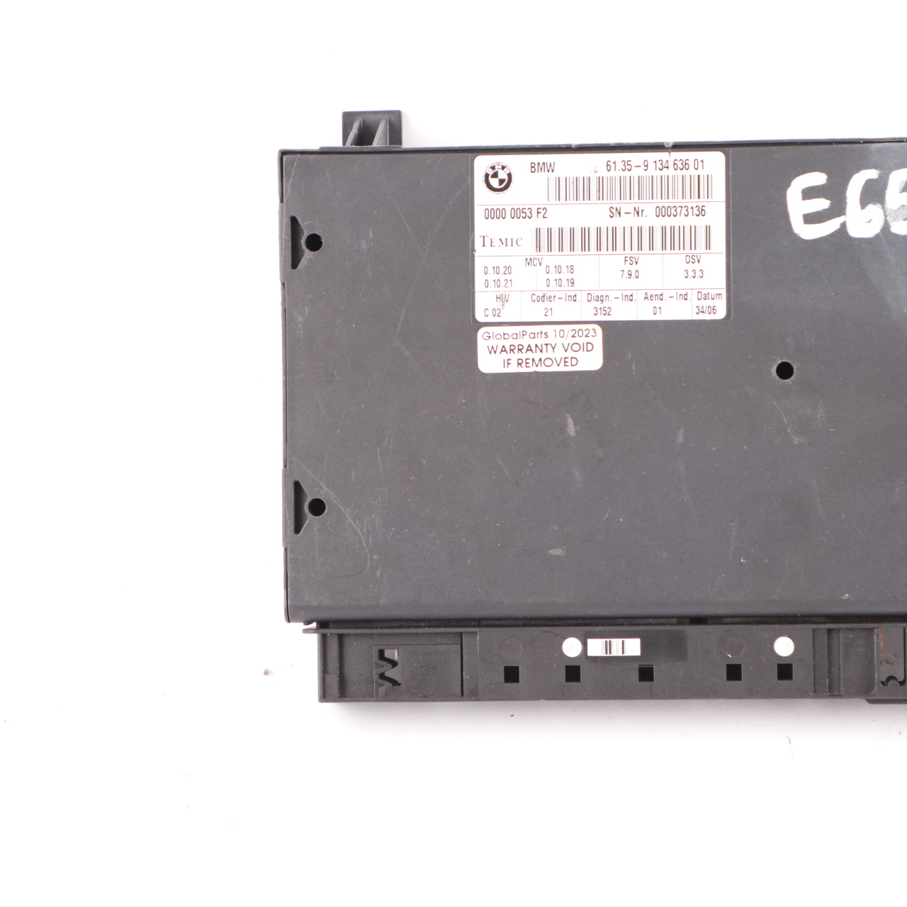 BMW E65 Sitzmodul Vordersitzsteuergerät Modul ECU 913463601