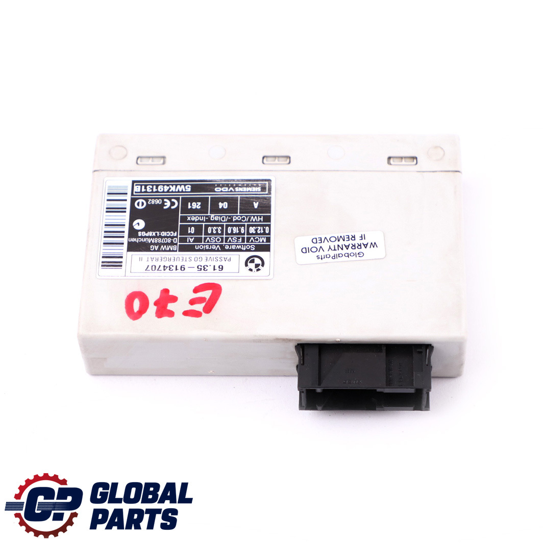 BMW X5 E60 E61 E63 E64 E70 Control Unit Module Passive Go 9134707