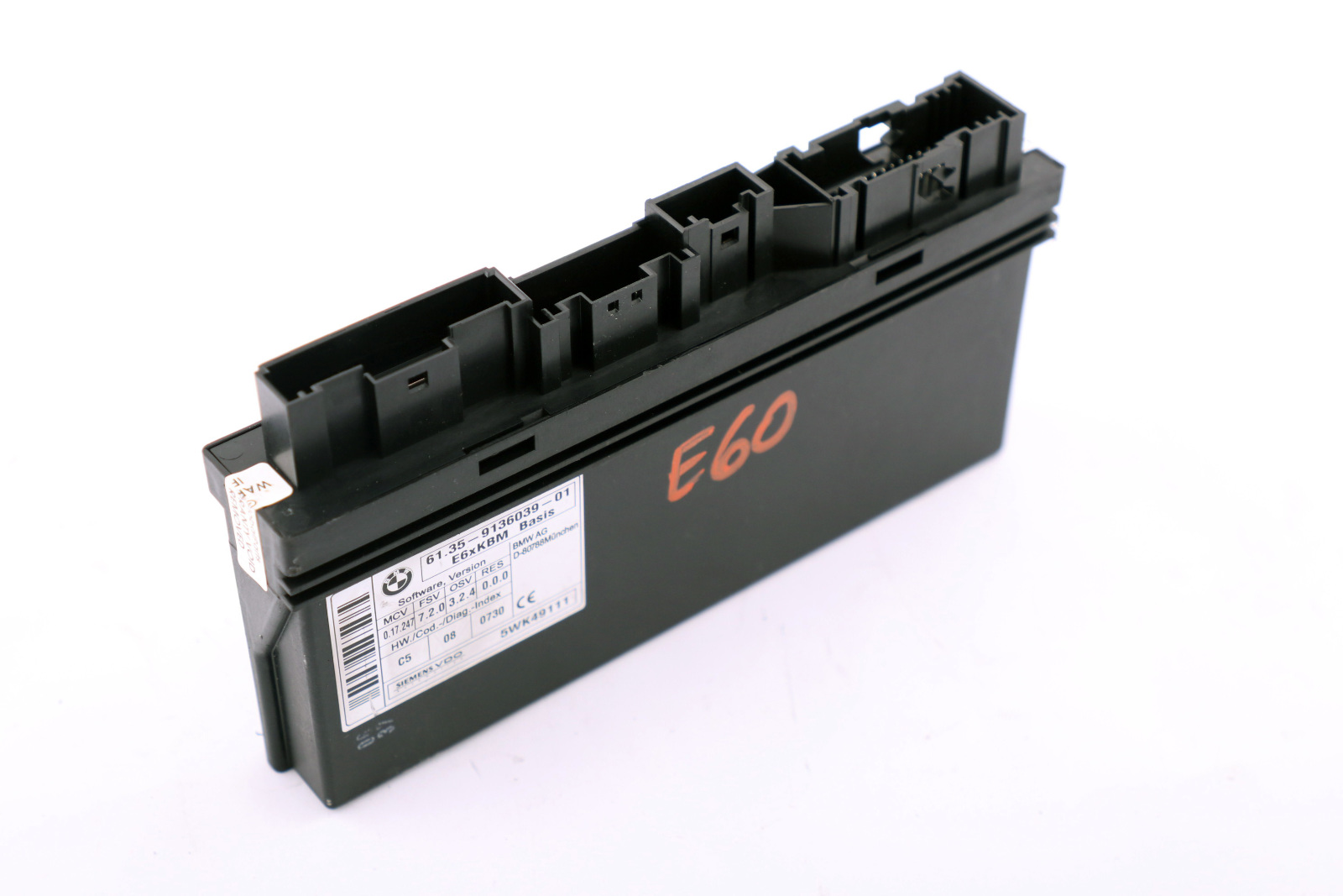 BMW 5 6 er E60 E60N E63 E63N Karosseriemodul Steuergerät ECU 9176069 6957528