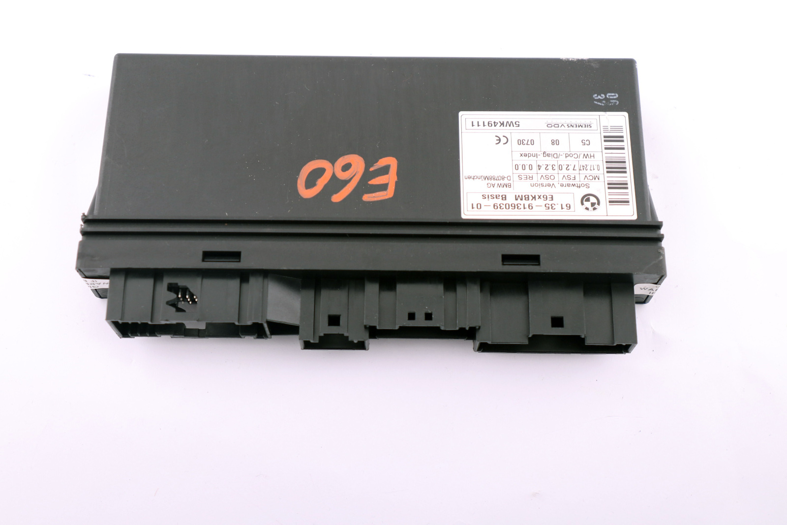 BMW 5 6 er E60 E60N E63 E63N Karosseriemodul Steuergerät ECU 9176069 6957528