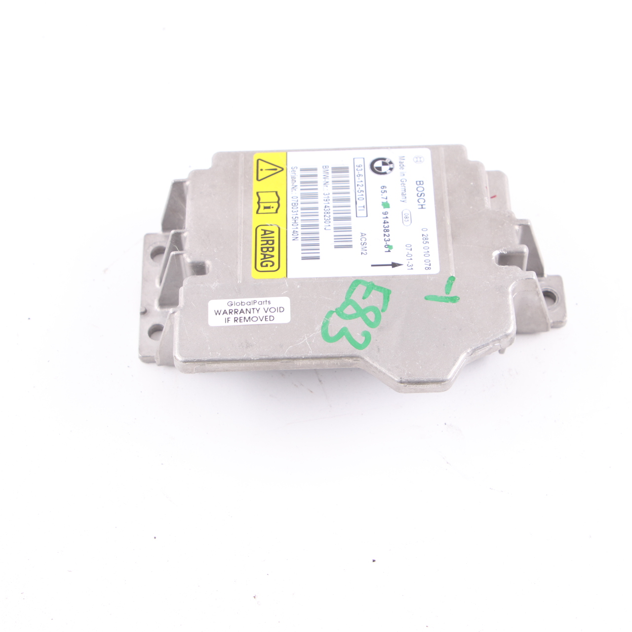 BMW E88 E93 LCI ECU Steuergerät Modul Airbag Sicherheit 9143823