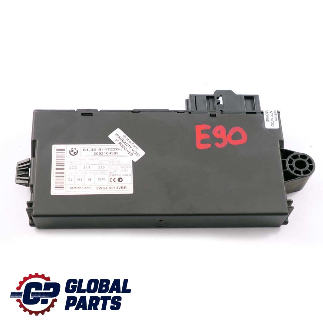 BMW E60 E81 E87 E90 E91 E92 ECU Schlüssel Lesemodul Steuergerät 9147220 CAS 3