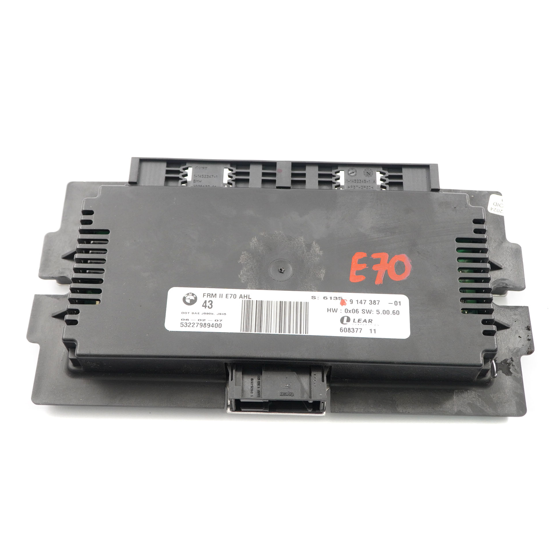 BMW X5 E70 Fußraum ECU Licht steuergerät Modul FRM II Lear 9147387