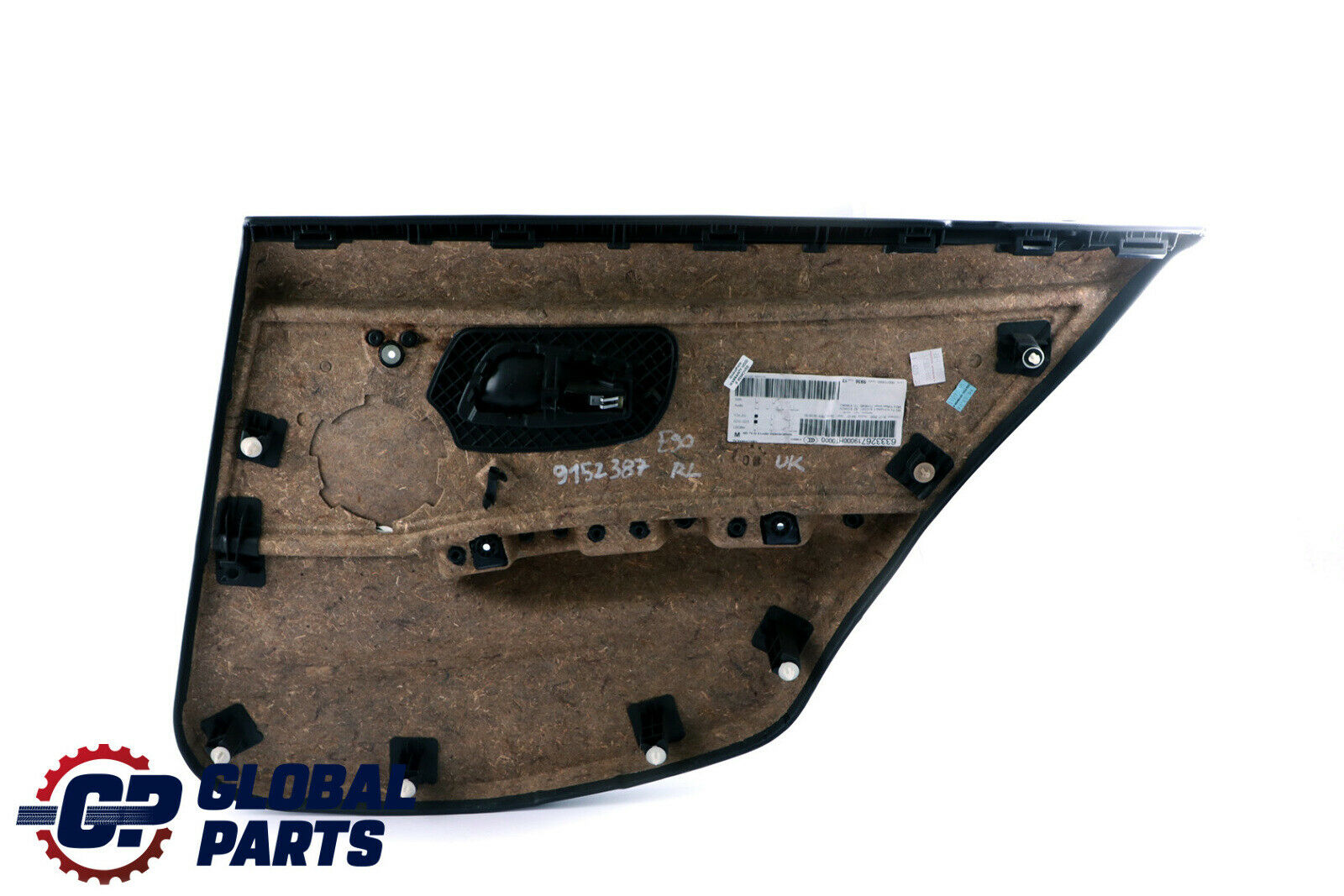 BMW 3 Reihe E90 Türverkleidung Hinten Links Leder Dakota Lemon 9152387