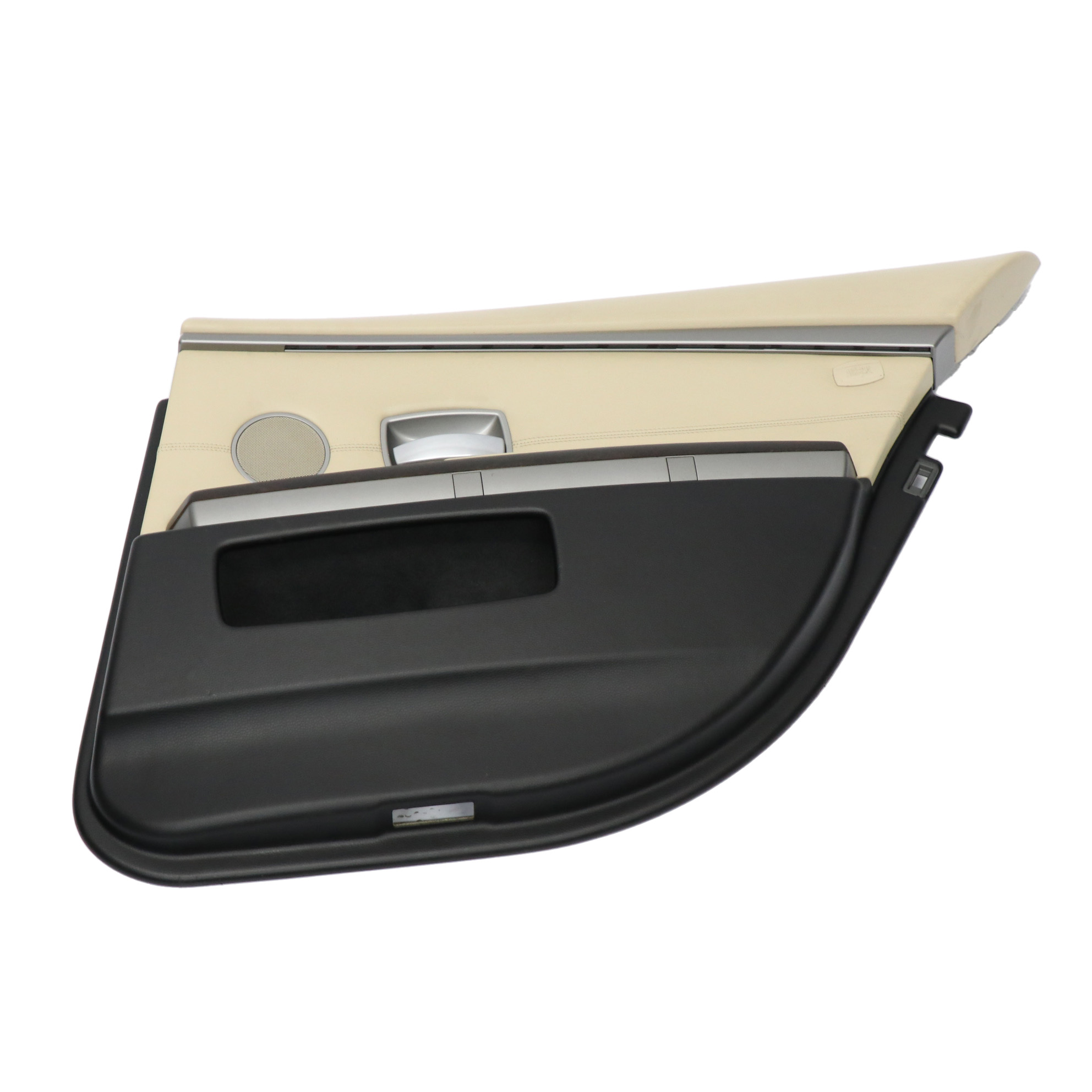 BMW E65 Hinten Rechts Tür Karte Leder Creme Beige Futter Trim