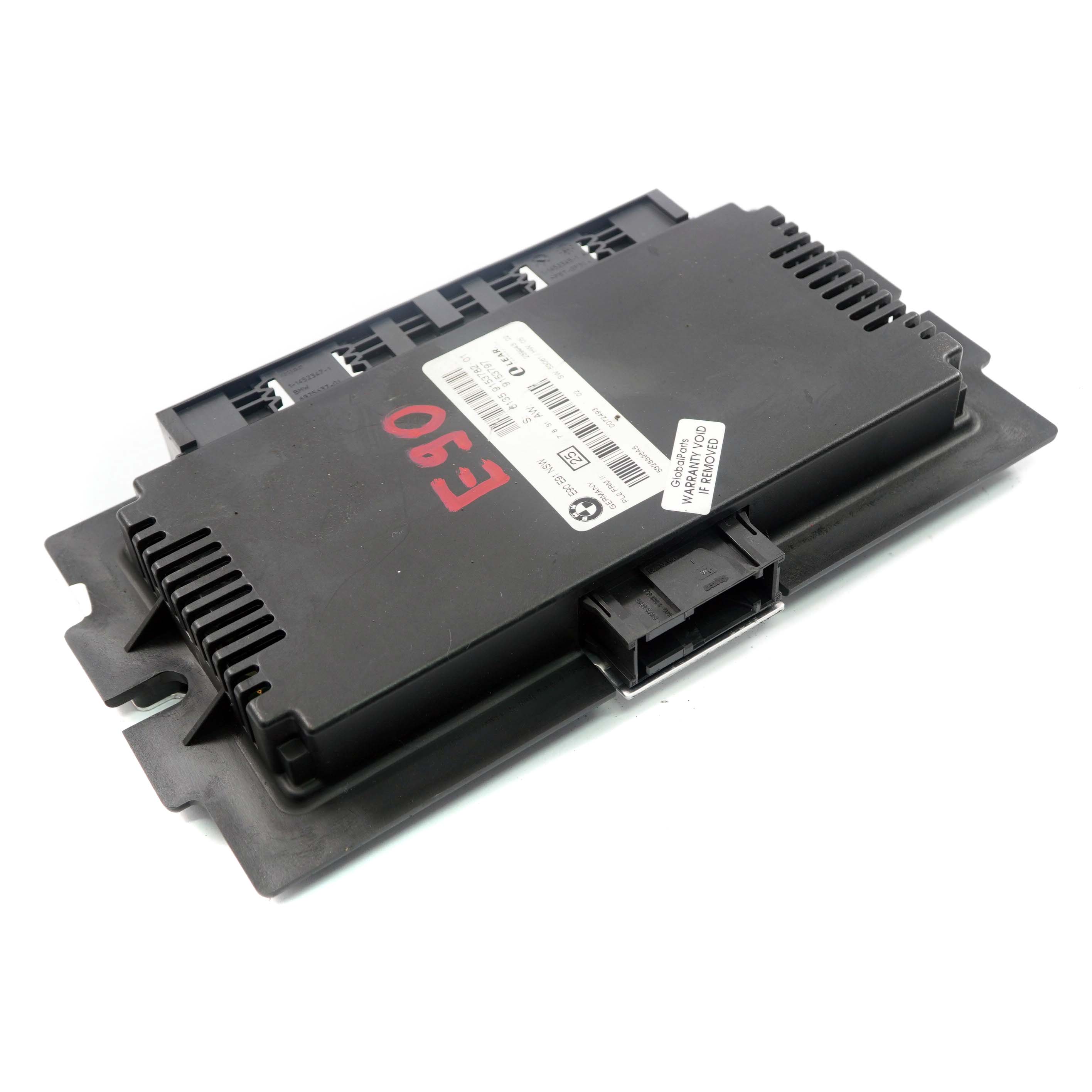 *BMW 3 er E90 Licht Modul Steuergerät ECU NSW PL2 FRM II Lear 9153782