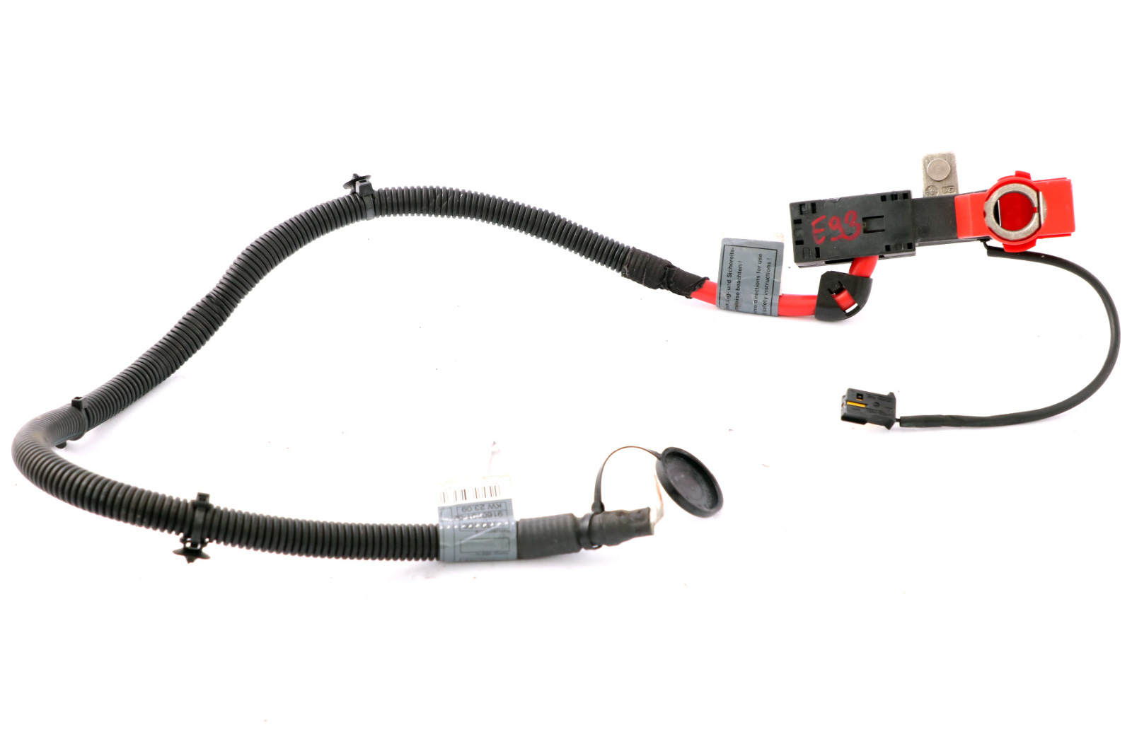 BMW 3 Series E93 E93N LCI Cabrio Battery Cable Plus Pole 9160101