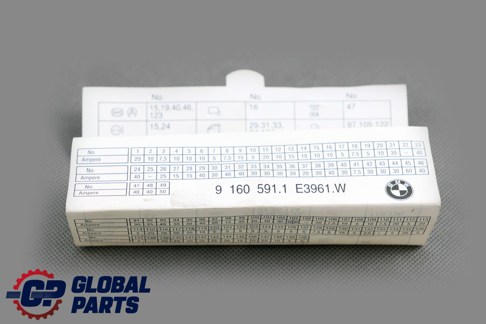 BMW X5 E70 Fuse Box Map Grouping 9160591