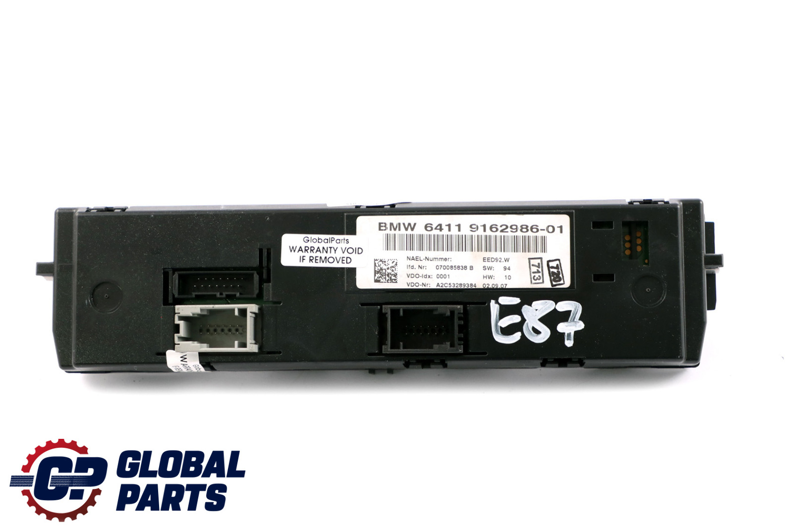 BMW 1 3 Series E81 E87 E87N E90 LCI E91 E92 Air Conditioning Control 9162986