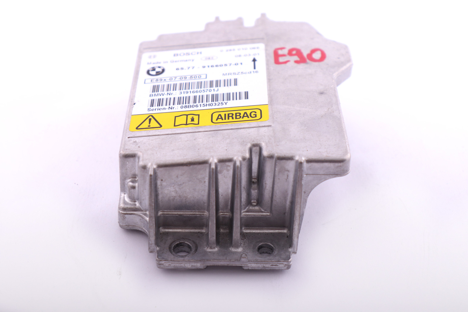 BMW 1 3 X1 Series E81 E87 E90 E91 Control Unit Airbag ECU NO CRASH DATA 9166057