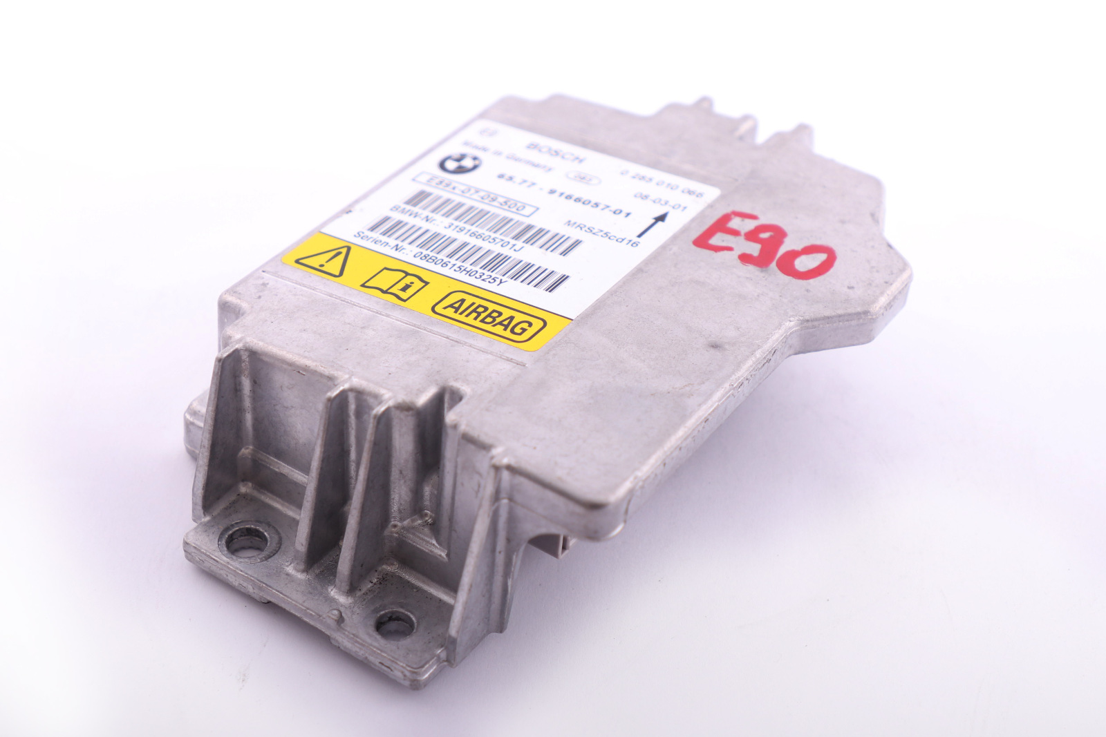 BMW 1 3 X1 Series E81 E87 E90 E91 Control Unit Airbag ECU NO CRASH DATA 9166057