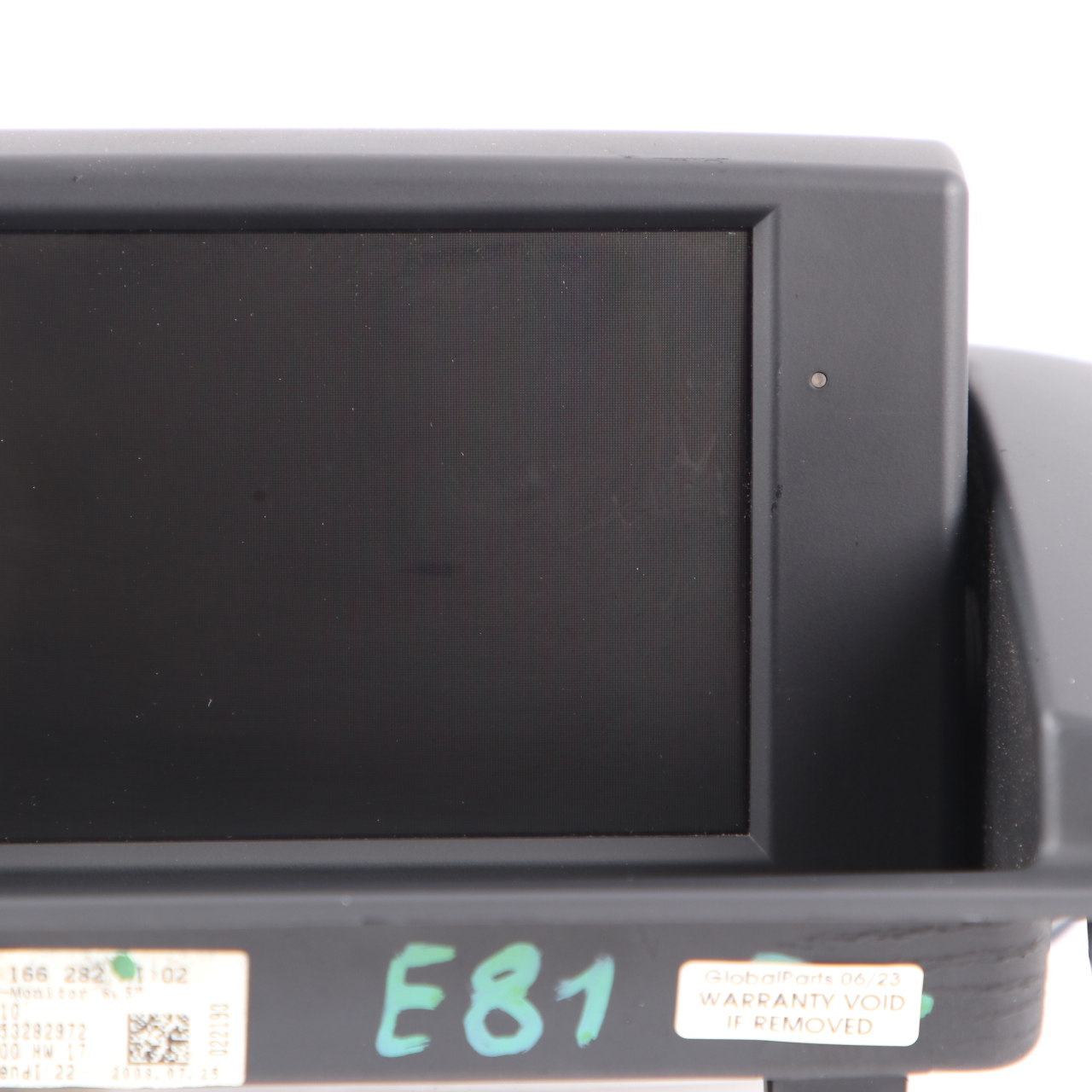 BMW 1 er E81 E87 Bordmonitor Navigation Navi Monitor Schwarz 9145433