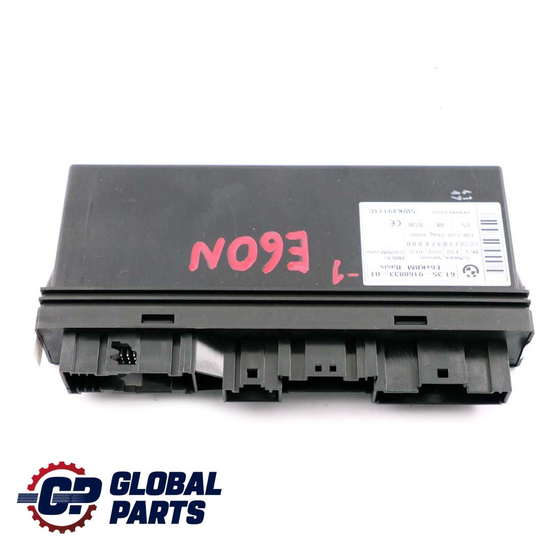 BMW 5 E60 LCI ECU Body Control Modul Einheit KBM Basis 9168833