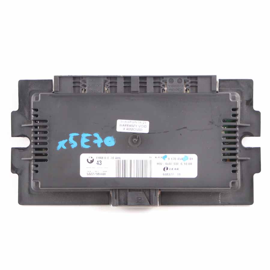 BMW X5 E70 Fußraum ECU Lichtsteuergerät Modul FRM II Lear 9170454