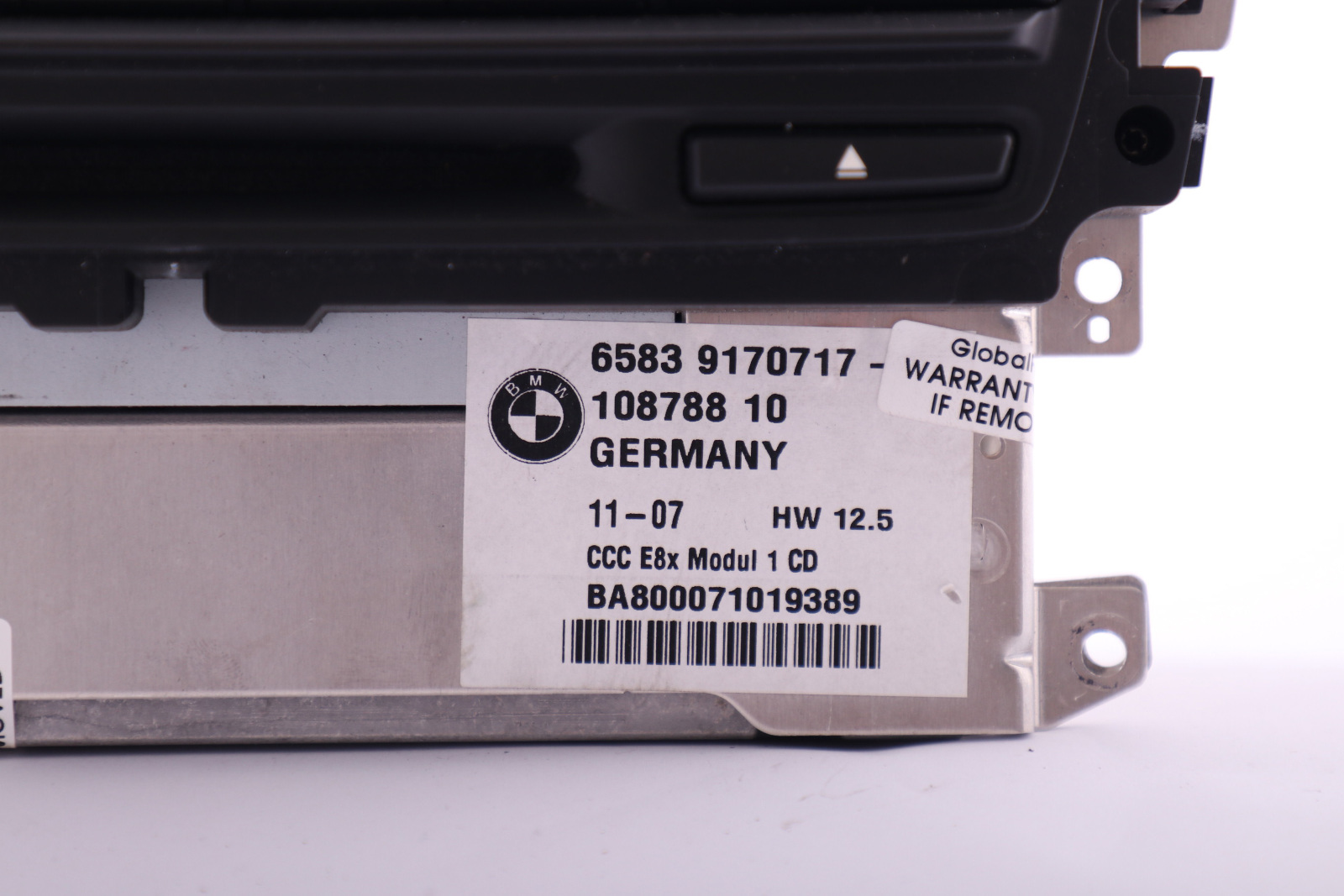 BMW E87 LCI CCC CD Professional Navigationssystem Controller 9170717