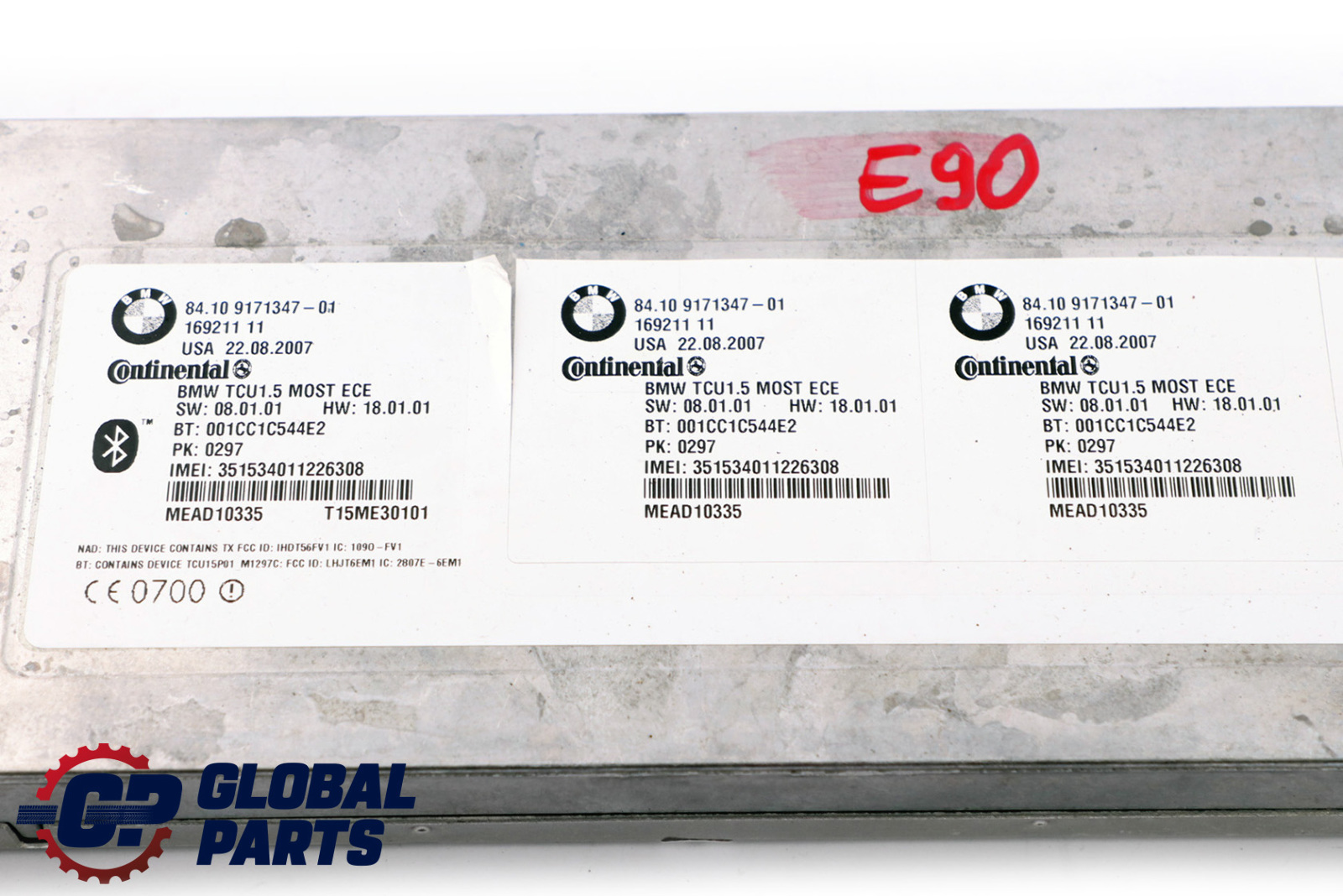 BMW 5 X5 Serie E61 E61 LCI E70 Telematik Bluetooth Steuergerät Modul 9171347