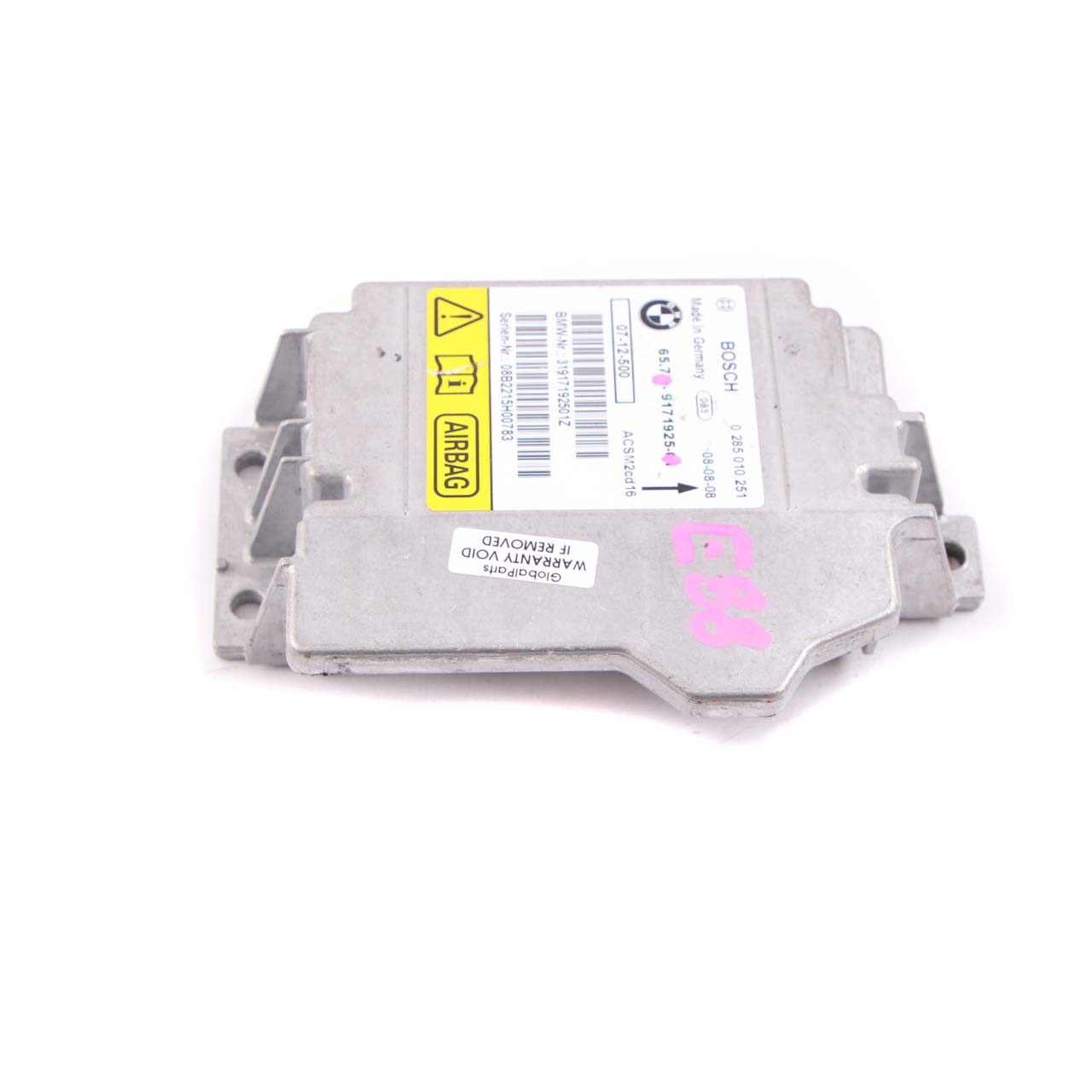 BMW E88 Steuergerät Airbag Modul ECU 9171925