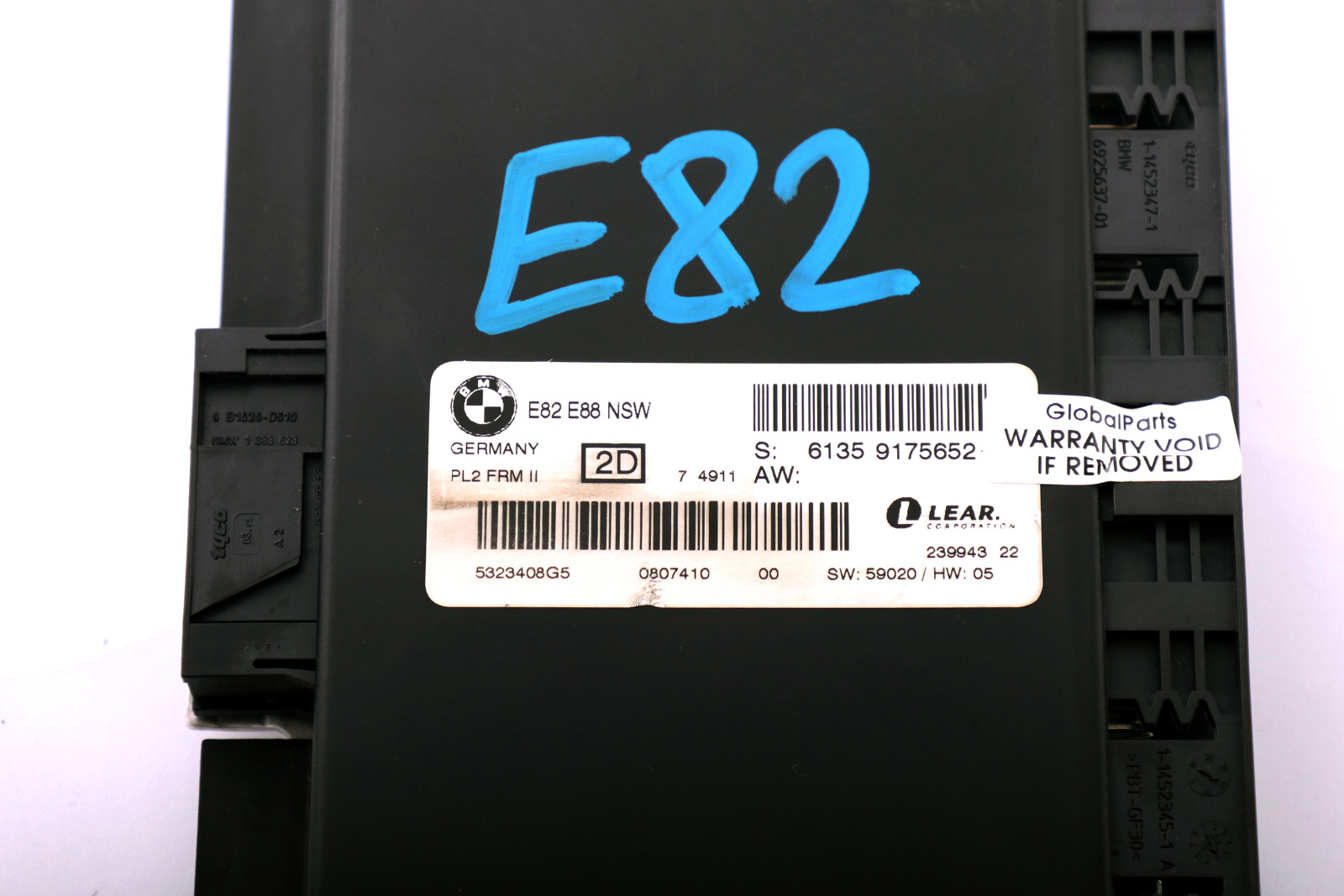 BMW 1er E82 Fußraumleuchtenmodul Steuergerät ECU NSW PL2 FRM II 9175652