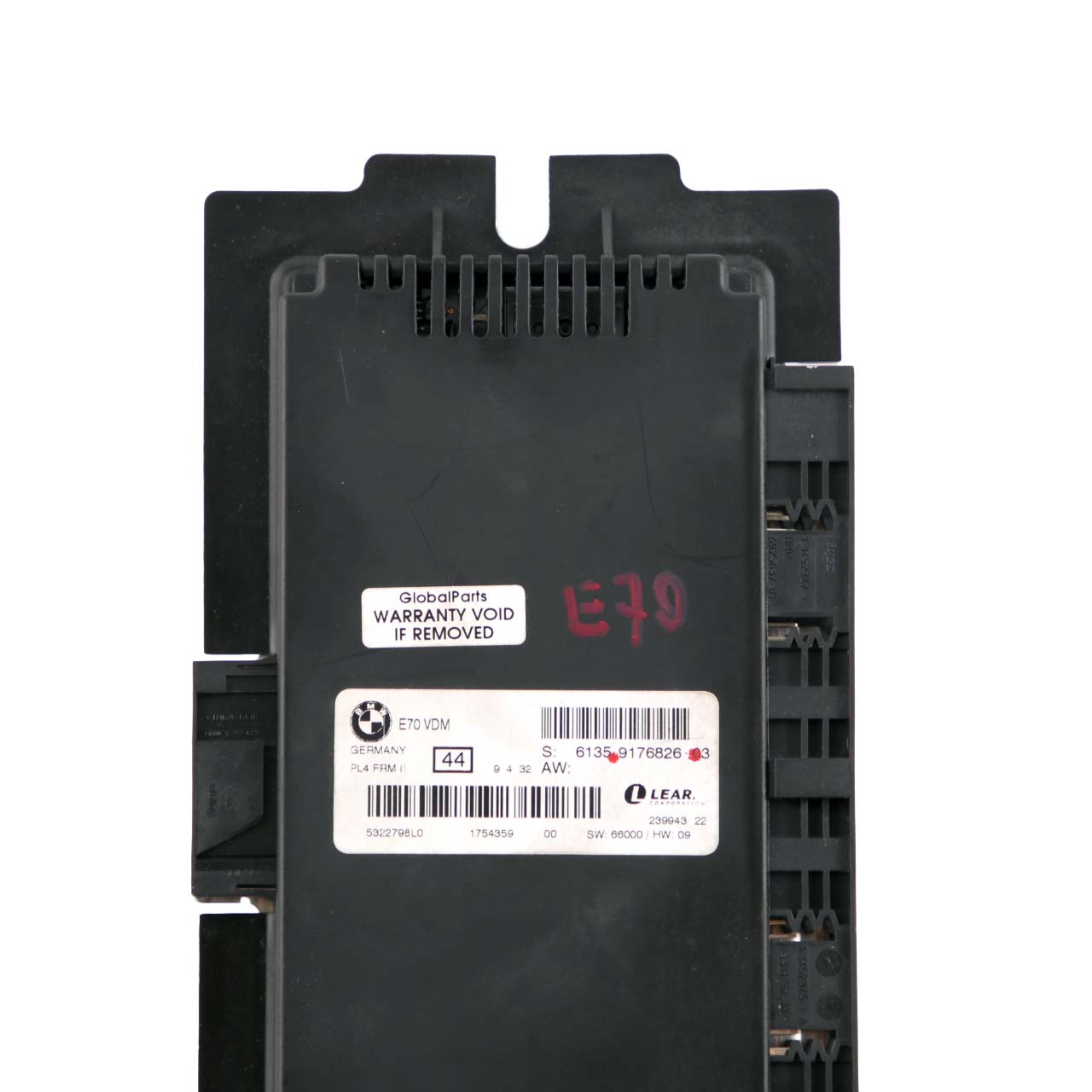 BMW X5 E70 Fußraumlichtmodul Steuergerät ECU VDM PL4 FRM II Lear 9176826