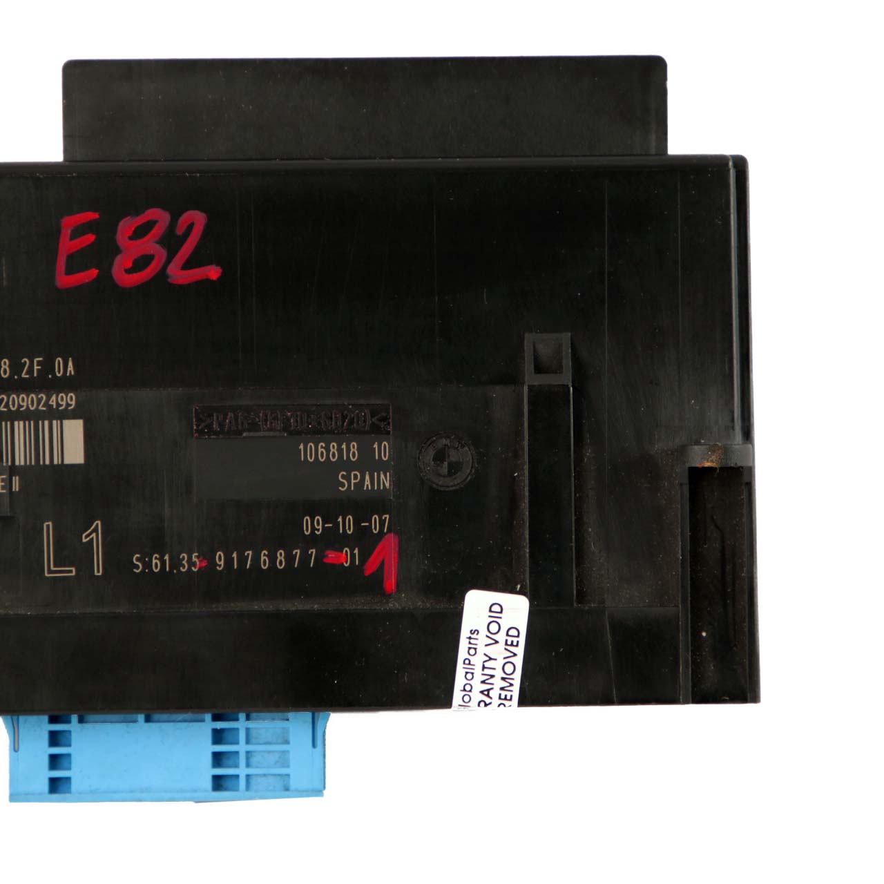 *BMW 1 er E82 ECU Steuergerät Steuermodul Anschlussdose L1 PL2 JBBFE II 9176877