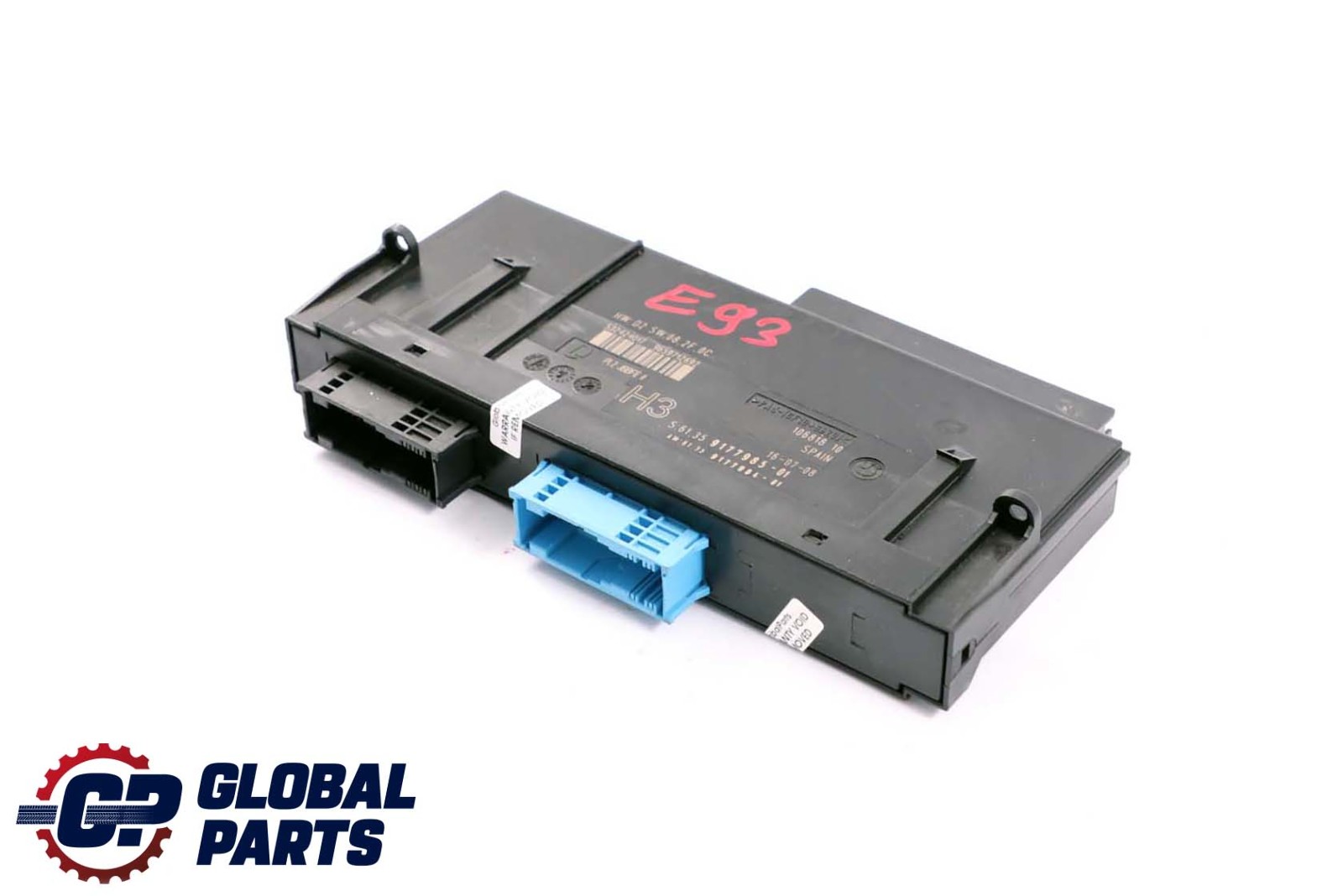 BMW E93 Cabrio ECU Body Control Module H3 Anschlussdose 9177985