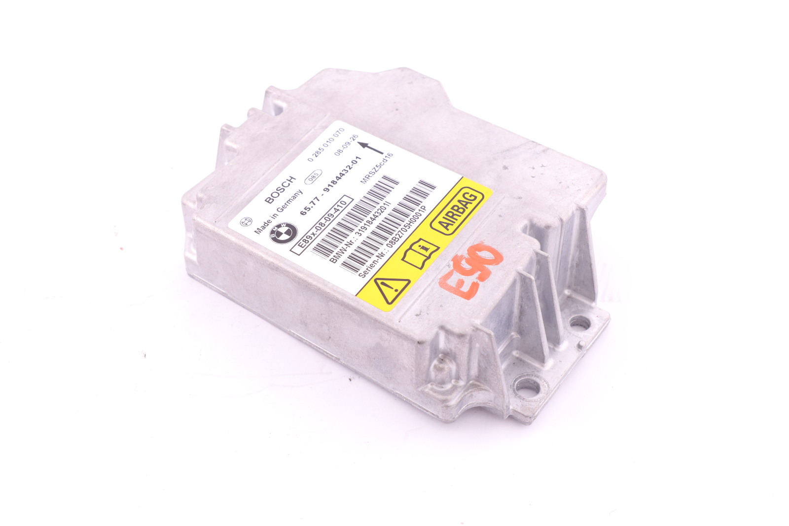 BMW 1 3 X1 SERIES E81 E87 E90 E91 Control Unit Airbag ECU NO CRASH DATA 9184432