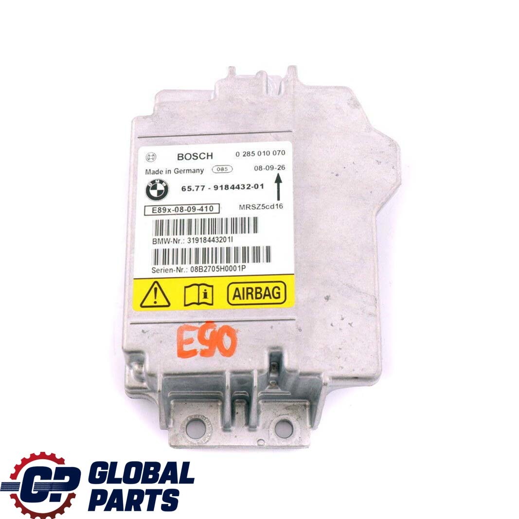 BMW 1 3 X1 SERIES E81 E87 E90 E91 Control Unit Airbag ECU NO CRASH DATA 9184432