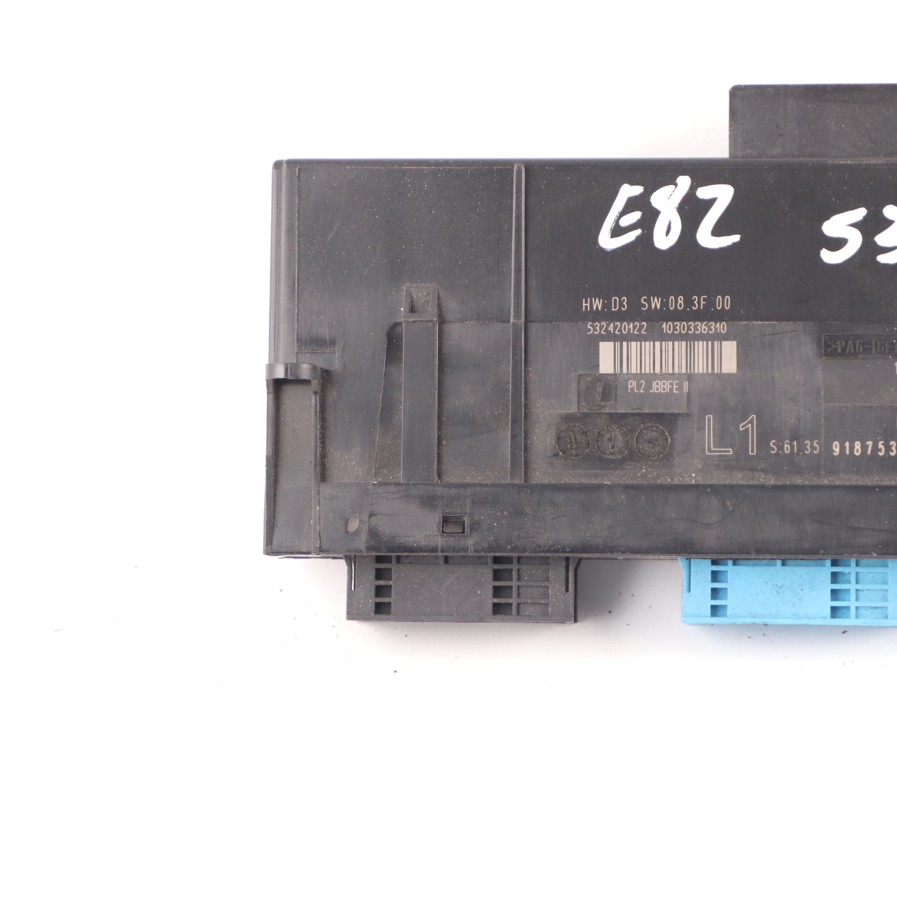 BMW E82 ECU Körper Steuerung Modul Anschlussdose L1 PL2 JBBFE II 9187533