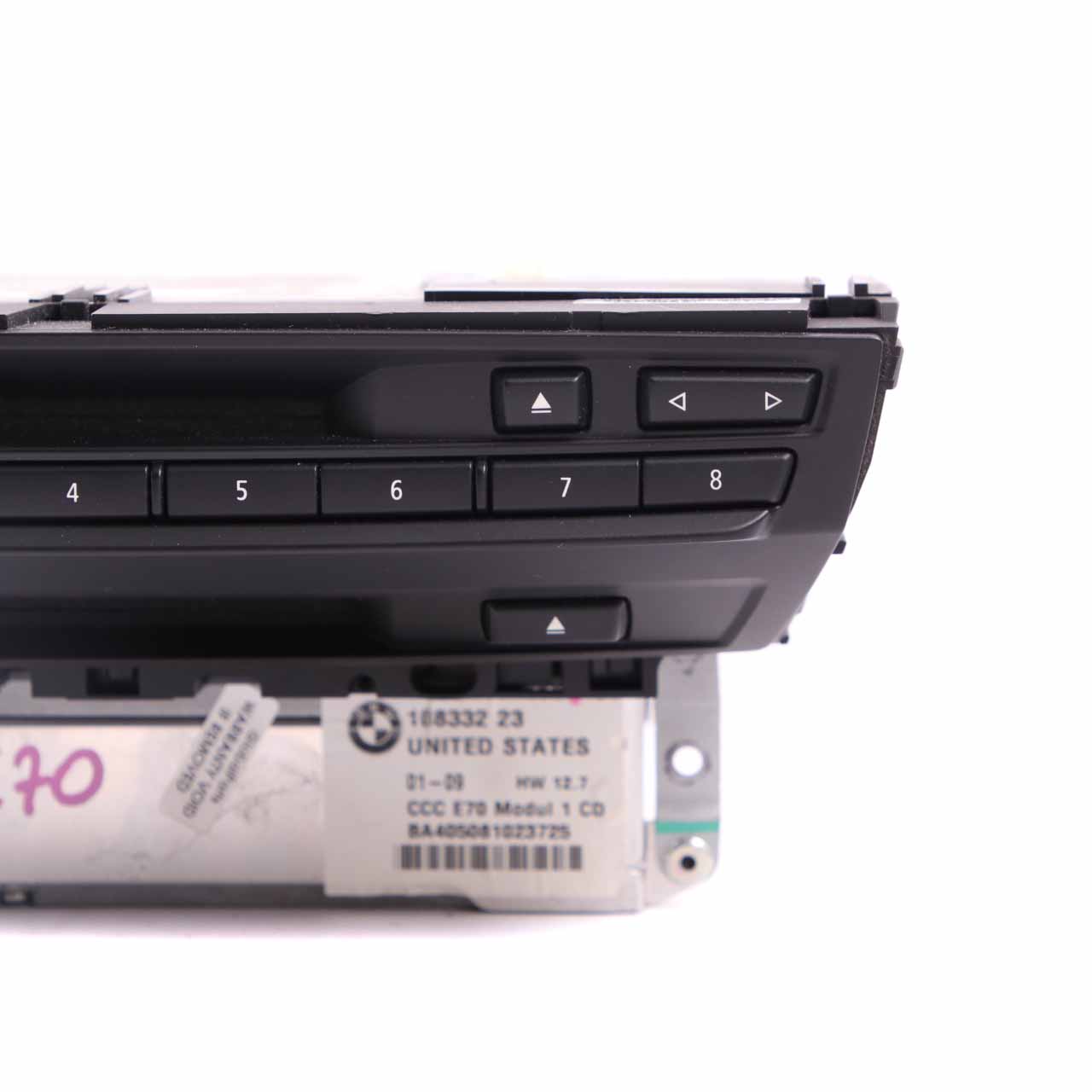 BMW X5 E70 CCC Navigations System CD-Player Navi-Hauptgerät 9191568