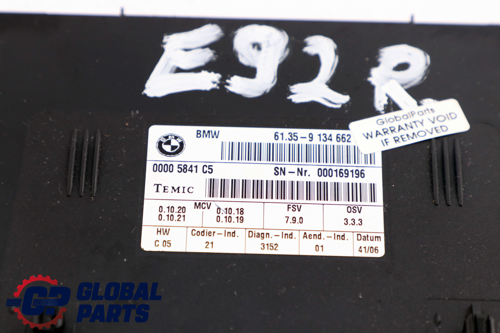 BMW 1 3 er E87 E90 E91 E92 Sitzmodul ECU Steuergerät 6926371