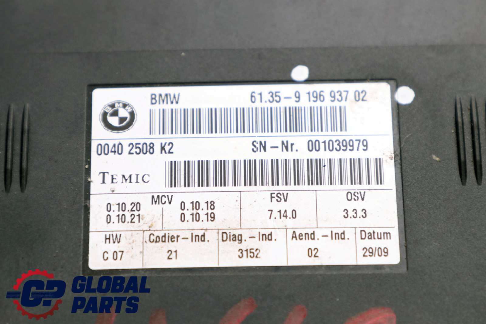 BMW 3 er E93 Sitzmodul Module 9148266