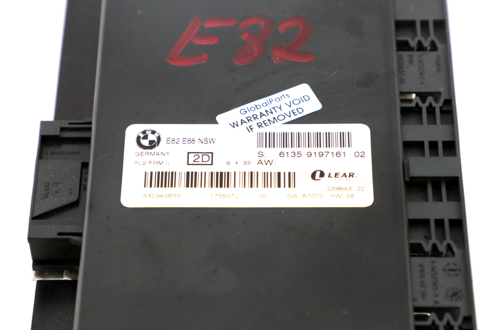 BMW 1 er E82 ECU Lichtmodul Steuergerät ECU PL2 FRMFA 9197161