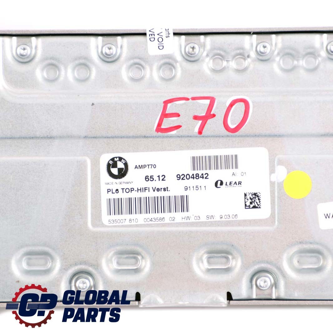 BMW X5 er E70 Verstärker Individual Audiosystem Top-hifi Lear PL5 9204842