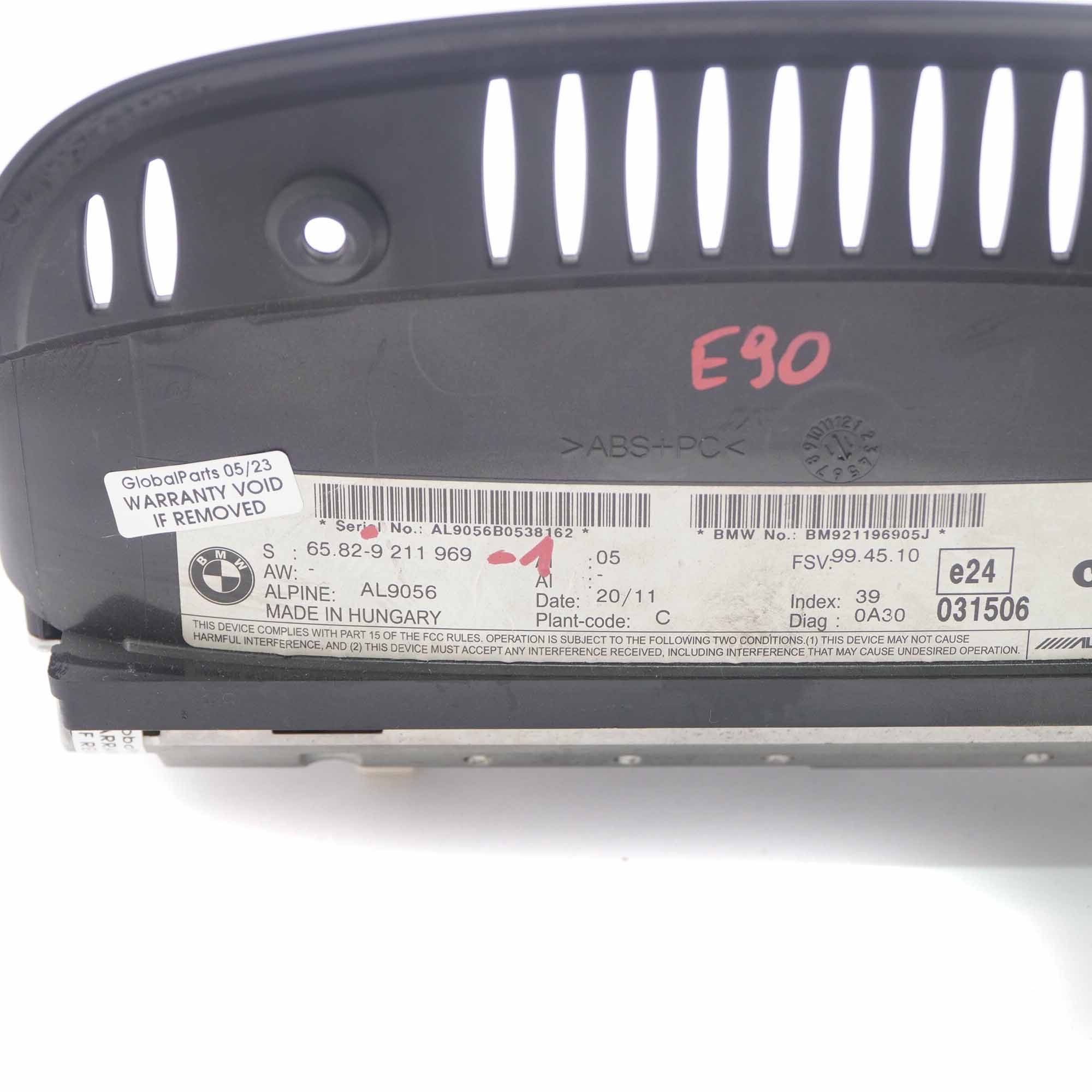 BMW E60 E61 E90 E91 LCI Wyświetlacz Ekran Nawigacji 8,8" 9211969