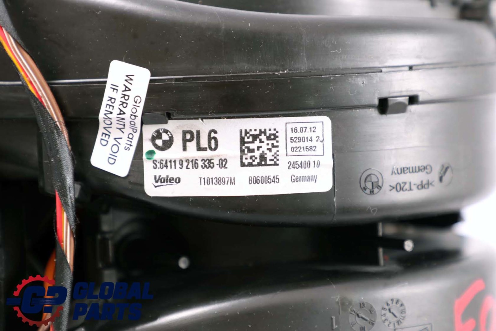 BMW F01 F10 F11 Gebläsemotor Lüftermotor Heizungsgebläse 9216335