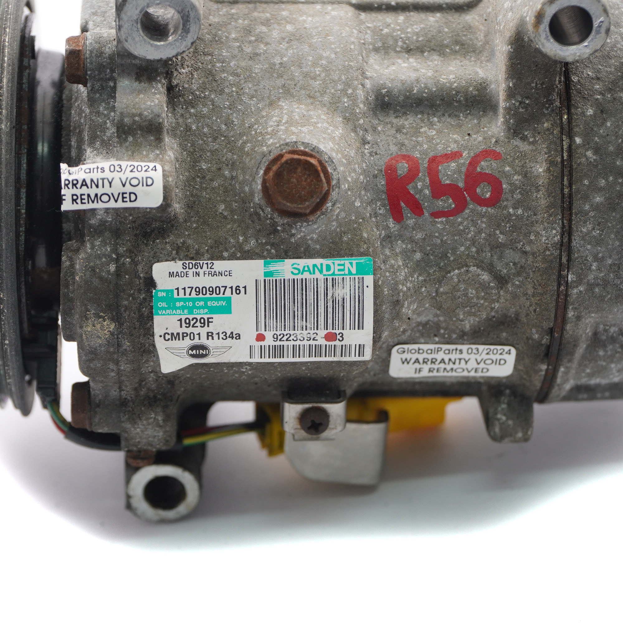 Kompressor Mini R56 R55 R57 R60 Klimatisierung A/C RP Kompressor 9223392