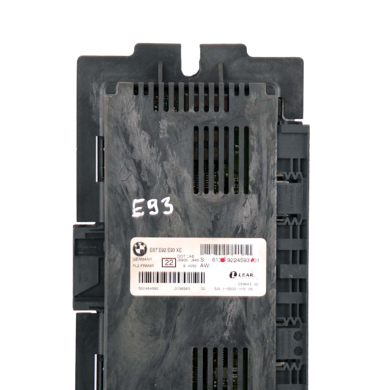 BMW 3 er E90 Xenon-Fußraummodul Steuergerät Modul PL2 ECU PL2 FRM3R 9224593