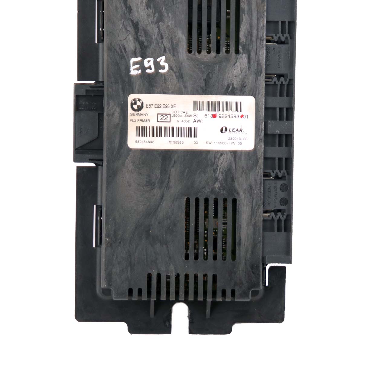 BMW 3 er E90 Xenon-Fußraummodul Steuergerät Modul PL2 ECU PL2 FRM3R 9224593