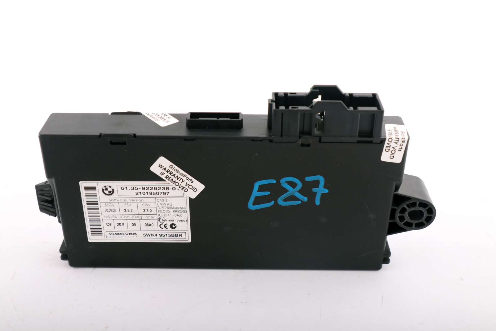 BMW 1 3 5 er E60 E87 E90 CAS 3 ECU Steuergerät 9395657 9226238