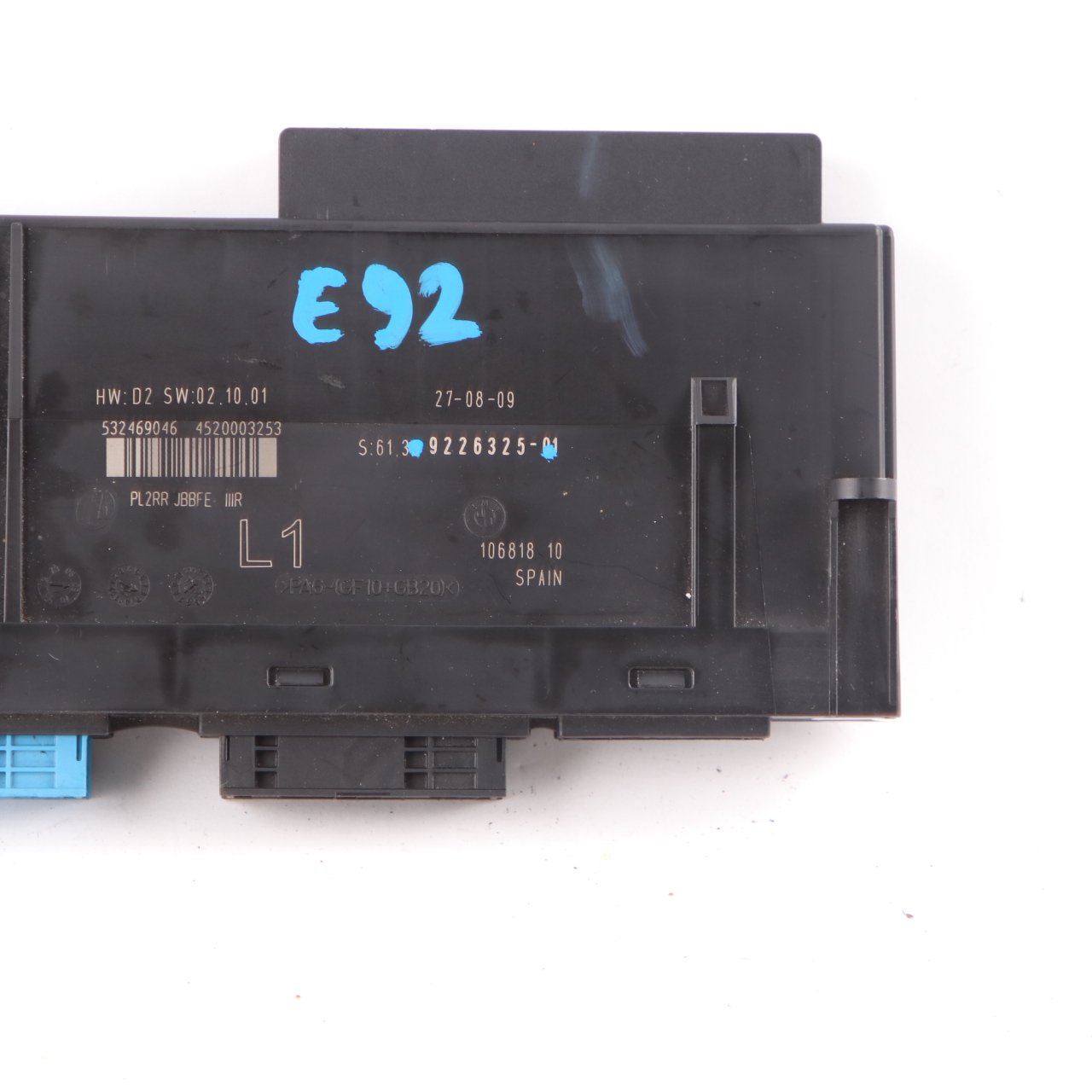 BMW E82 ECU Steuergerät Junction Box L1 PL2RR JBBFE IIIR 9226325