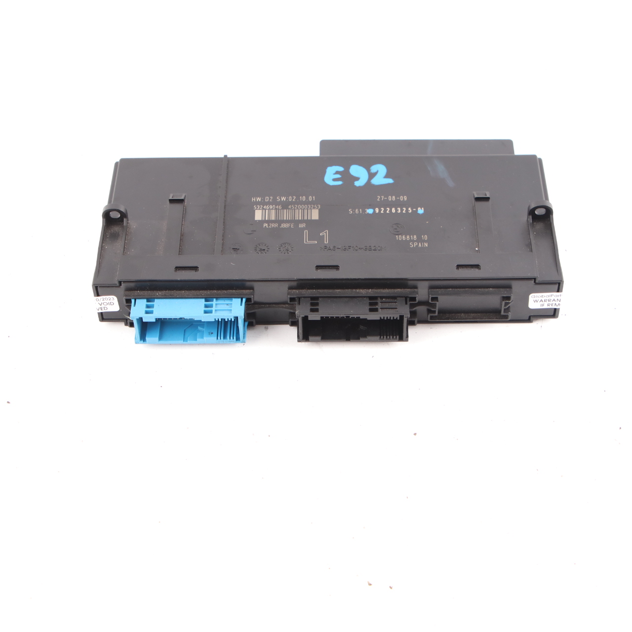 BMW E82 ECU Steuergerät Junction Box L1 PL2RR JBBFE IIIR 9226325