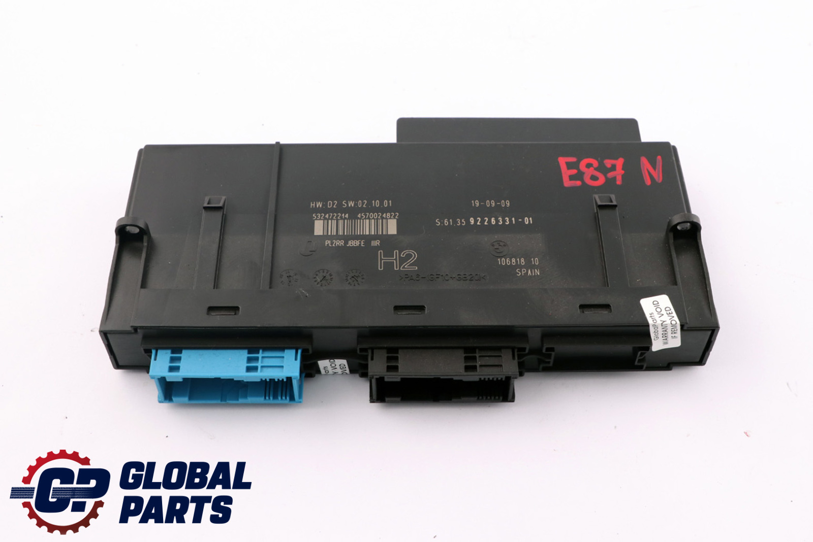 *BMW 1 er E87 LCI ECU Steuergeräte Karosseriesteuergerät Einheit H2 9226331