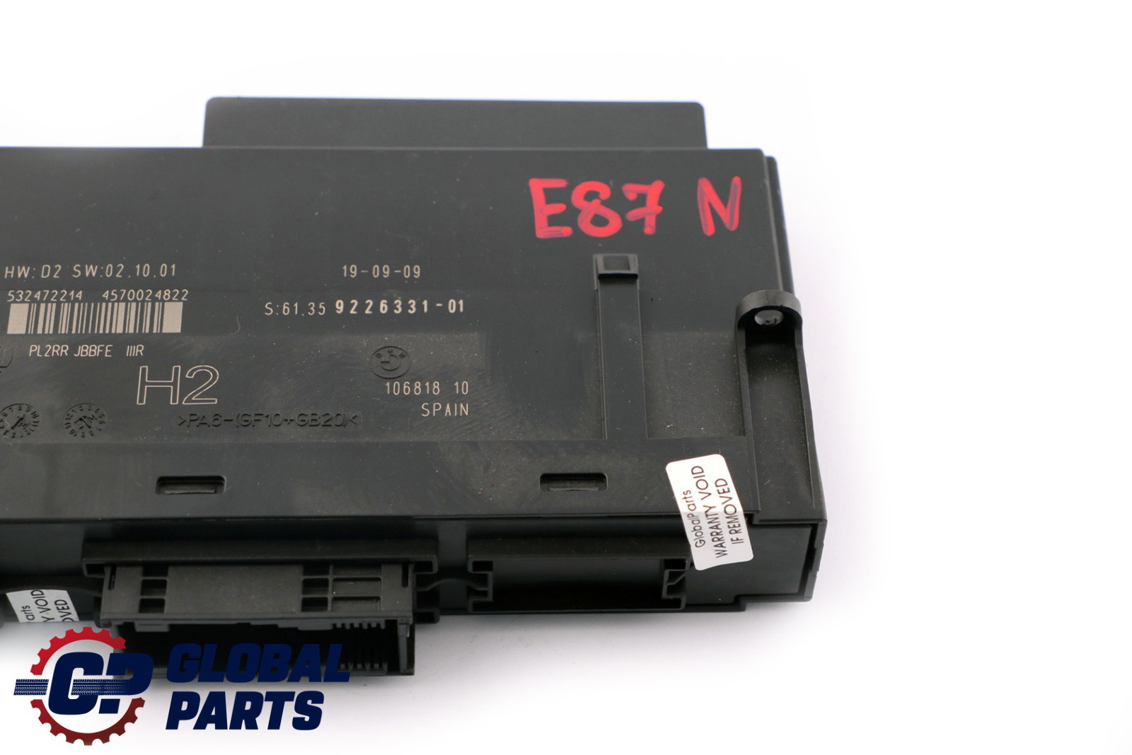 *BMW 1 er E87 LCI ECU Steuergeräte Karosseriesteuergerät Einheit H2 9226331